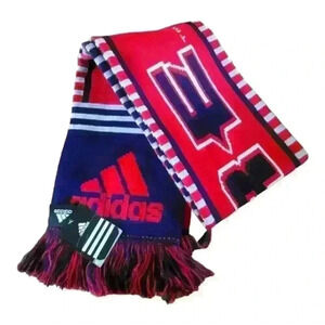 3/$30 Chicago Fire Adidas Orange Blue Gray Nwts Scarf Shawl.